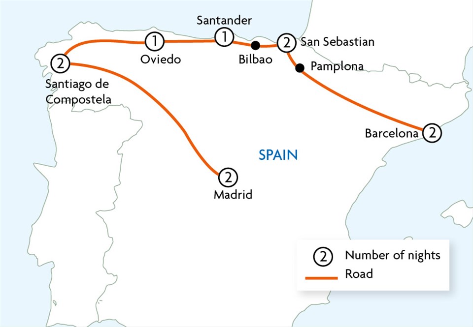 tours to northern spain